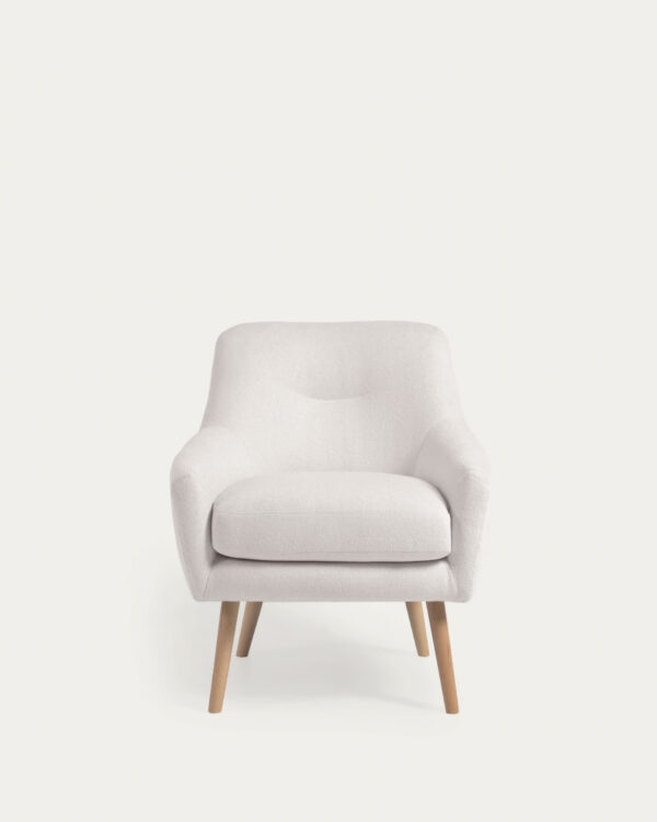 Fauteuil Candela en micro bouclette