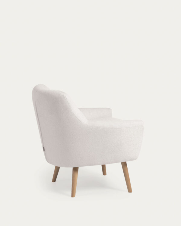 Fauteuil Candela en micro bouclette