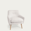 Fauteuil Candela en micro bouclette