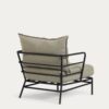 Fauteuil Mareluz en acier noir