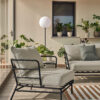 Fauteuil Mareluz en acier noir