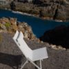 Fauteuil pliant Canutells en aluminium gris clair