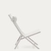 Fauteuil pliant Canutells en aluminium gris clair