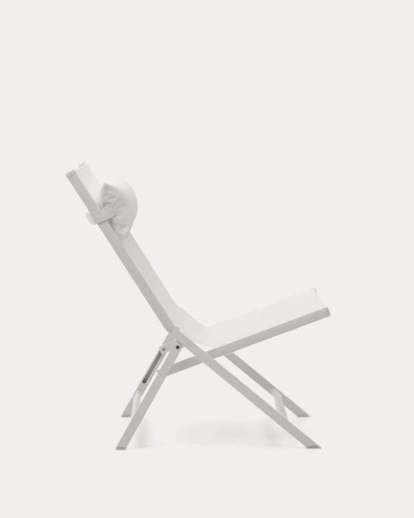 Fauteuil pliant Canutells en aluminium gris clair