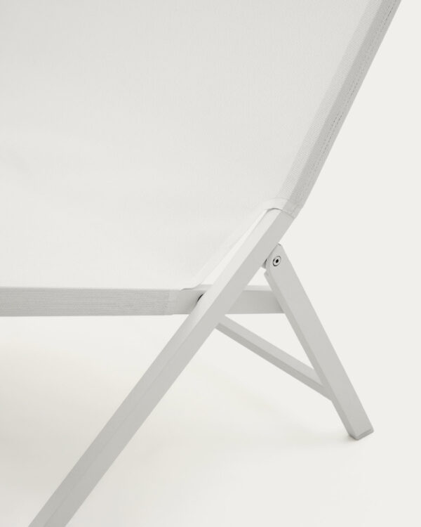Fauteuil pliant Canutells en aluminium gris clair