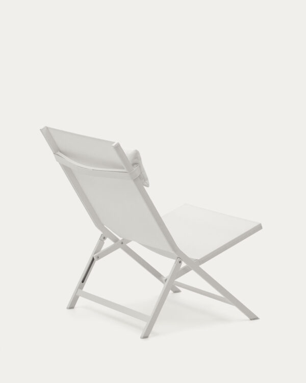 Fauteuil pliant Canutells en aluminium gris clair