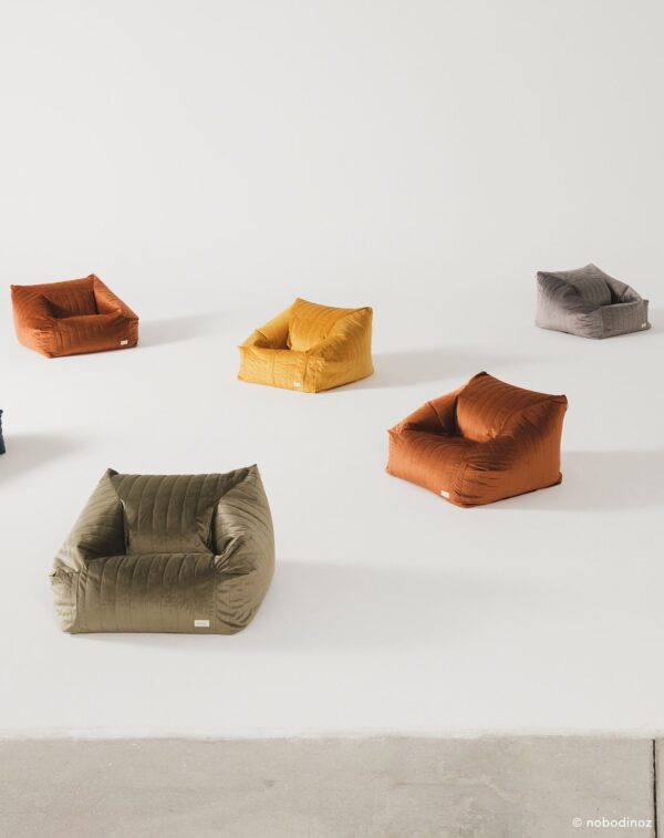 Fauteuil-pouf Chelsea Jaune farniente (1) Fauteuil-pouf Chelsea