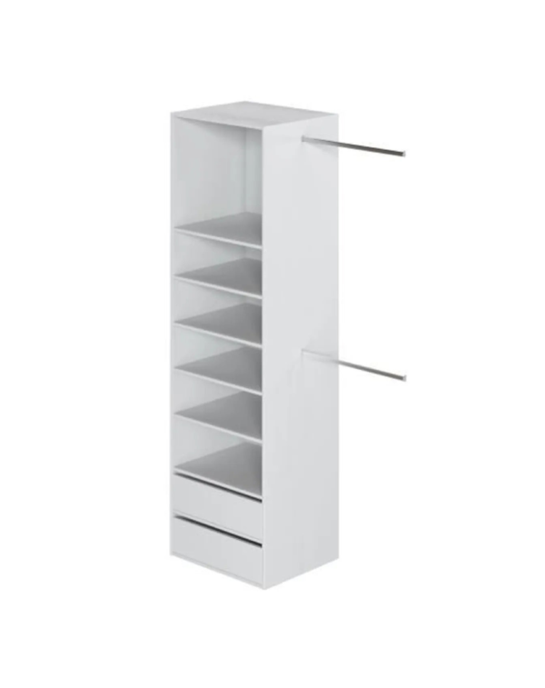 Kit Dressing 1 Colonne 2 Penderies Et 2 Tiroirs (3) Kit Dressing 1 Colonne 2 Penderies Et 2 Tiroirs