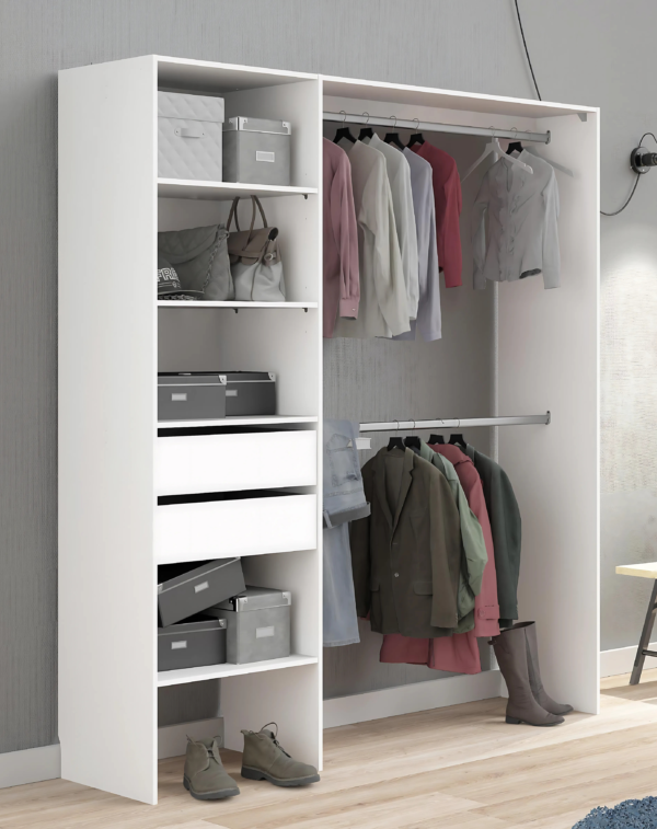 Kit dressing 1 colonne réversible Zodiak coloris blanc (2) Kit dressing 1 colonne réversible Zodiak coloris blanc