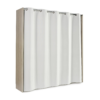 Kit dressing 2 colonnes avec rideau Komet décor chêne grisé