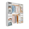 Kit dressing 2 colonnes décor blanc