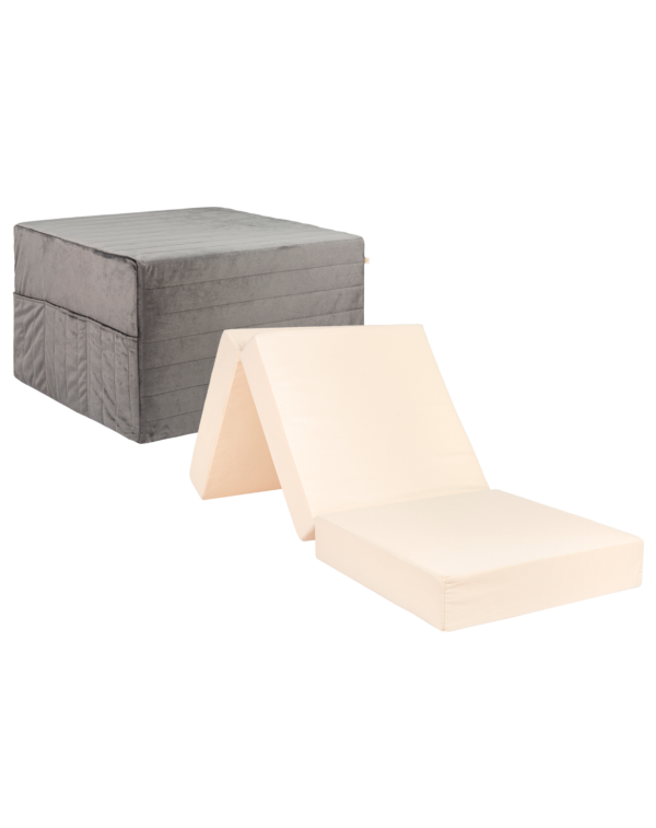 Lit d'appoint Sleepover pliable Gris ardoise (2) Lit d'appoint Sleepover pliable