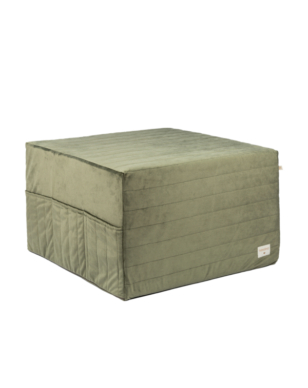 Lit d'appoint Sleepover pliable Vert olive (2) Lit d'appoint Sleepover pliable