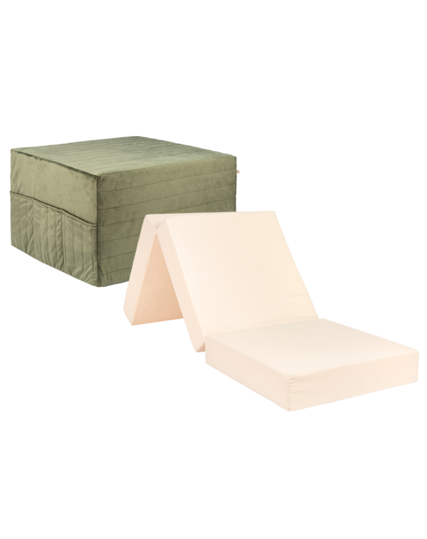 Lit d'appoint Sleepover pliable Vert olive (6) Lit d'appoint Sleepover pliable