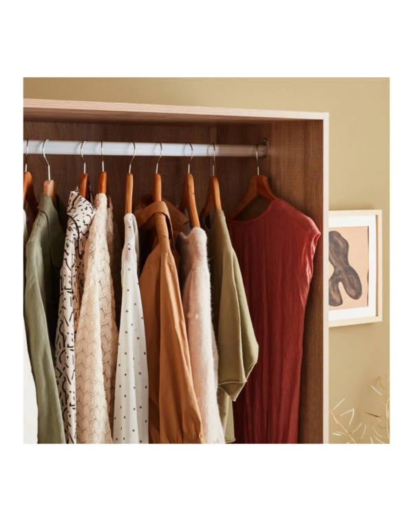 Module Dressing Avec 4 Tiroirs Et 1 Penderie Naturel (1) Module Dressing Avec 4 Tiroirs Et 1 Penderie Naturel