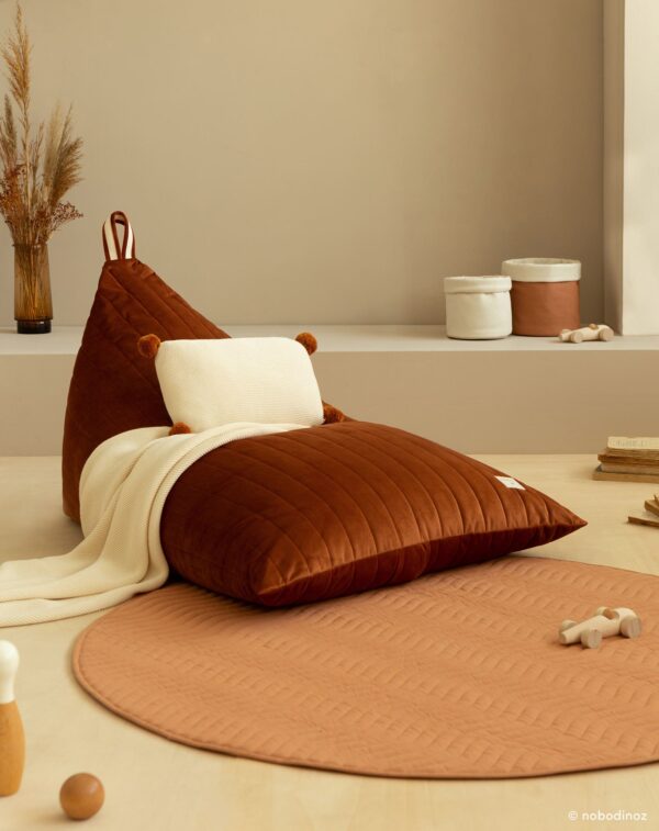 Pouf enfant Essaouira Marron sauvage (2) Pouf enfant Essaouira