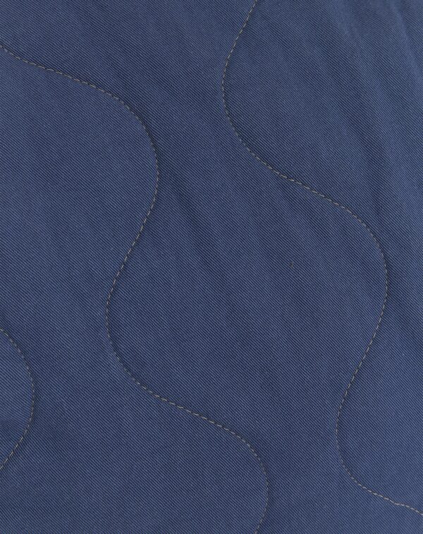 Pouf rond Landscape matelassé Cobalt (1) Pouf rond Landscape matelassé