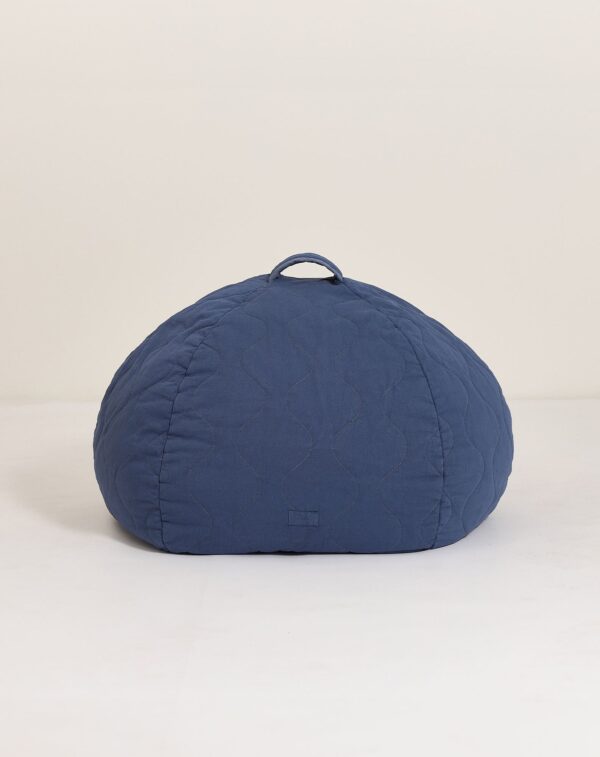 Pouf rond Landscape matelassé Cobalt (2) Pouf rond Landscape matelassé