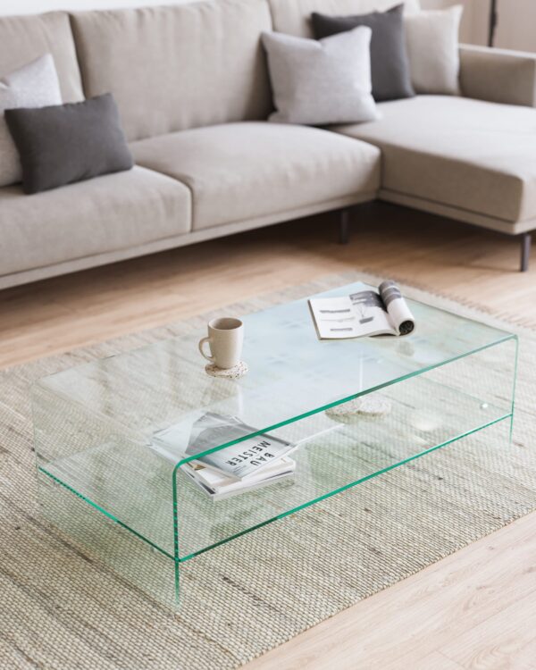 Table basse Burano en verre (2) Table basse Burano en verre