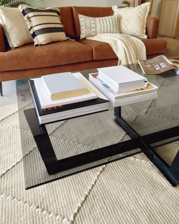 Table basse Plam en verre noir (1) Table basse Plam en verre noir