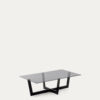 Table basse Plam en verre noir