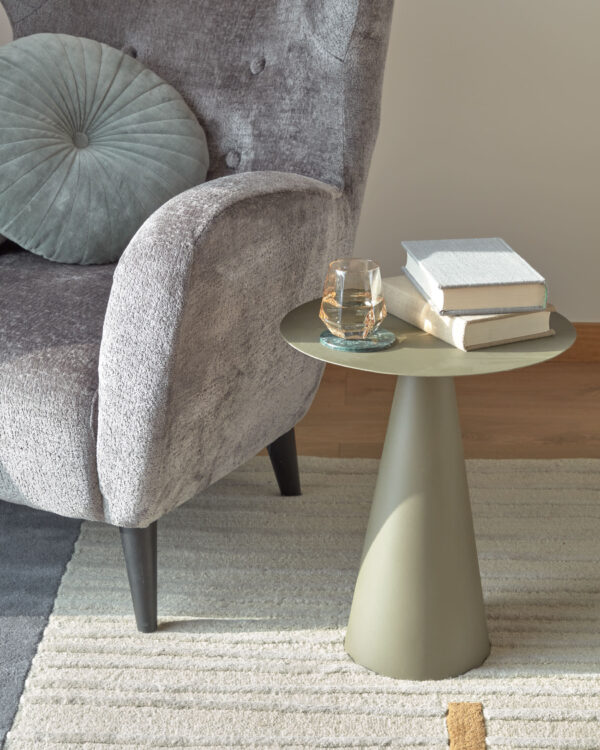 Table d’appoint Shirel Ø 40 cm verte (1) Table d’appoint Shirel Ø 40 cm verte