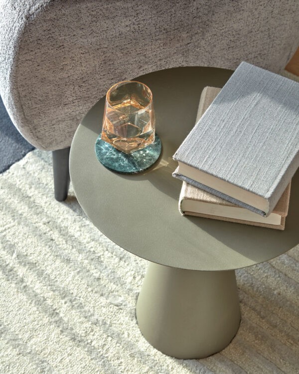 Table d’appoint Shirel Ø 40 cm verte (7) Table d’appoint Shirel Ø 40 cm verte