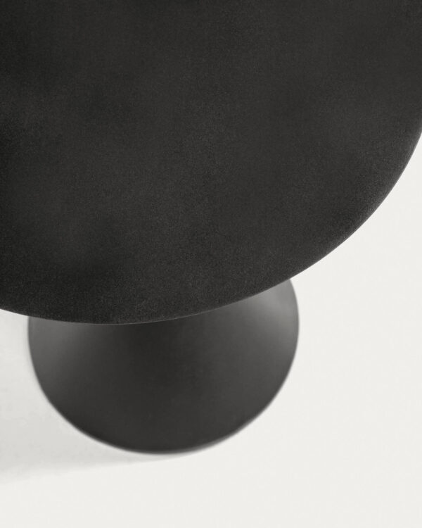 Table d’appoint Yinan Ø 48 cm noir (2) Table d’appoint Yinan Ø 48 cm noir