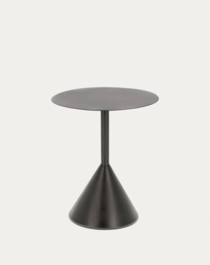 Table d’appoint Yinan Ø 48 cm noir