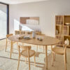 Table extensible Oqui ovale placage de chêne