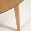 Table extensible Oqui ovale placage de chêne