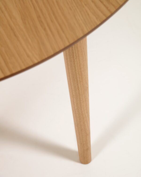 Table extensible Oqui ovale placage de chêne