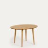 Table extensible Oqui ovale placage de chêne