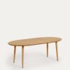 Table extensible Oqui ovale placage de chêne