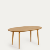 Table extensible Oqui ovale placage de chêne