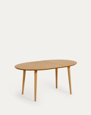 Table extensible Oqui ovale placage de chêne