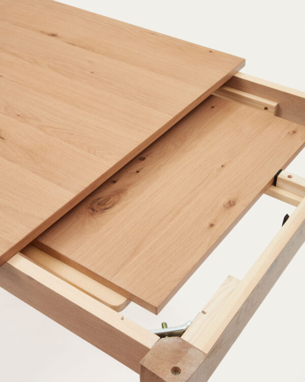 Table extensible Yain en placage