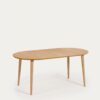 Table extensible ronde Oqui MDF en placage
