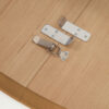 Table extensible ronde Oqui MDF en placage