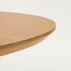 Table extensible ronde Oqui MDF en placage