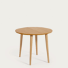 Table extensible ronde Oqui MDF en placage