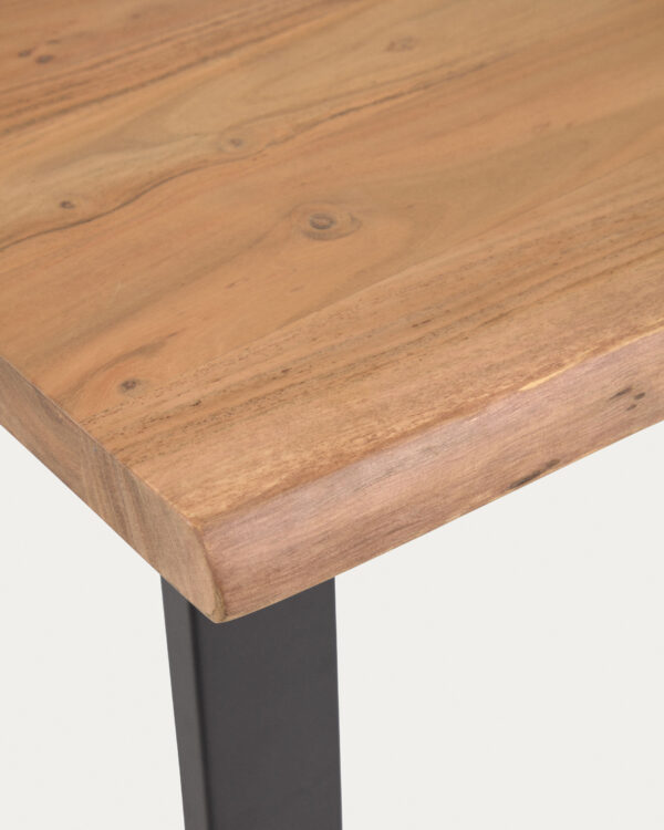 Table haute Alaia en bois d'acacia (2) Table haute Alaia en bois d'acacia
