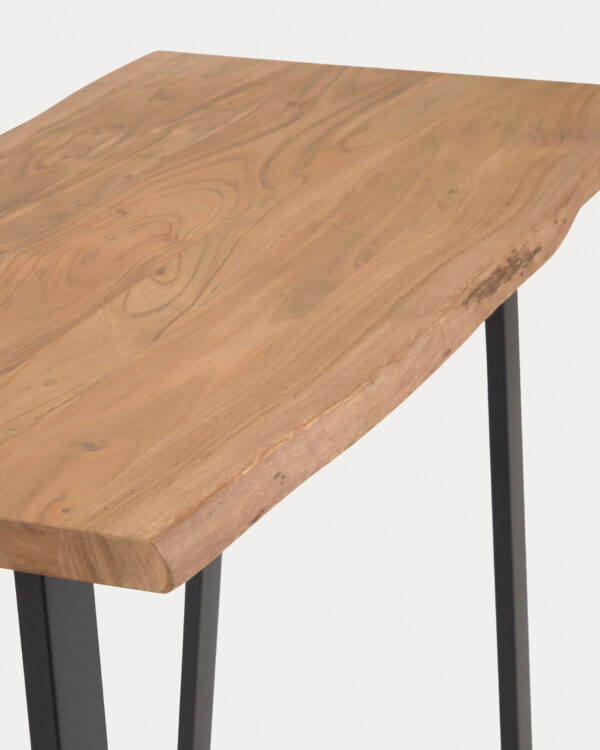 Table haute Alaia en bois d'acacia (3) Table haute Alaia en bois d'acacia