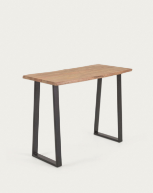 Table haute Alaia en bois d'acacia