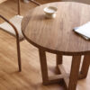Table ronde Nahla en bois d'acacia