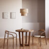 Table ronde Nahla en bois d'acacia