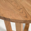 Table ronde Nahla en bois d'acacia