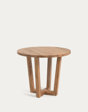 Table ronde Nahla en bois d'acacia
